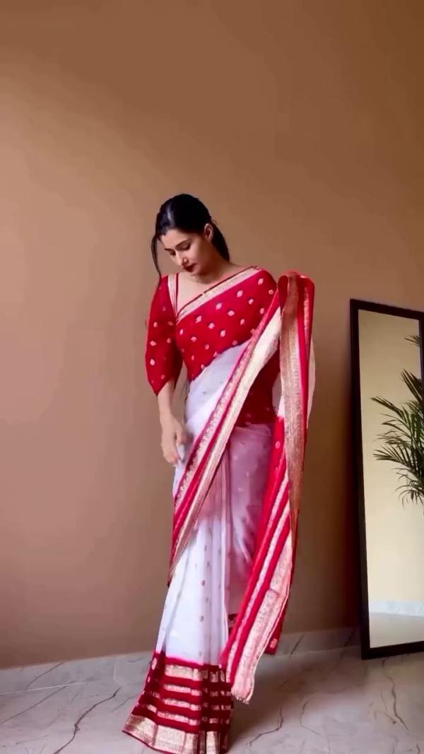 VISCOSE GEORGETTE SAREE - Image 2