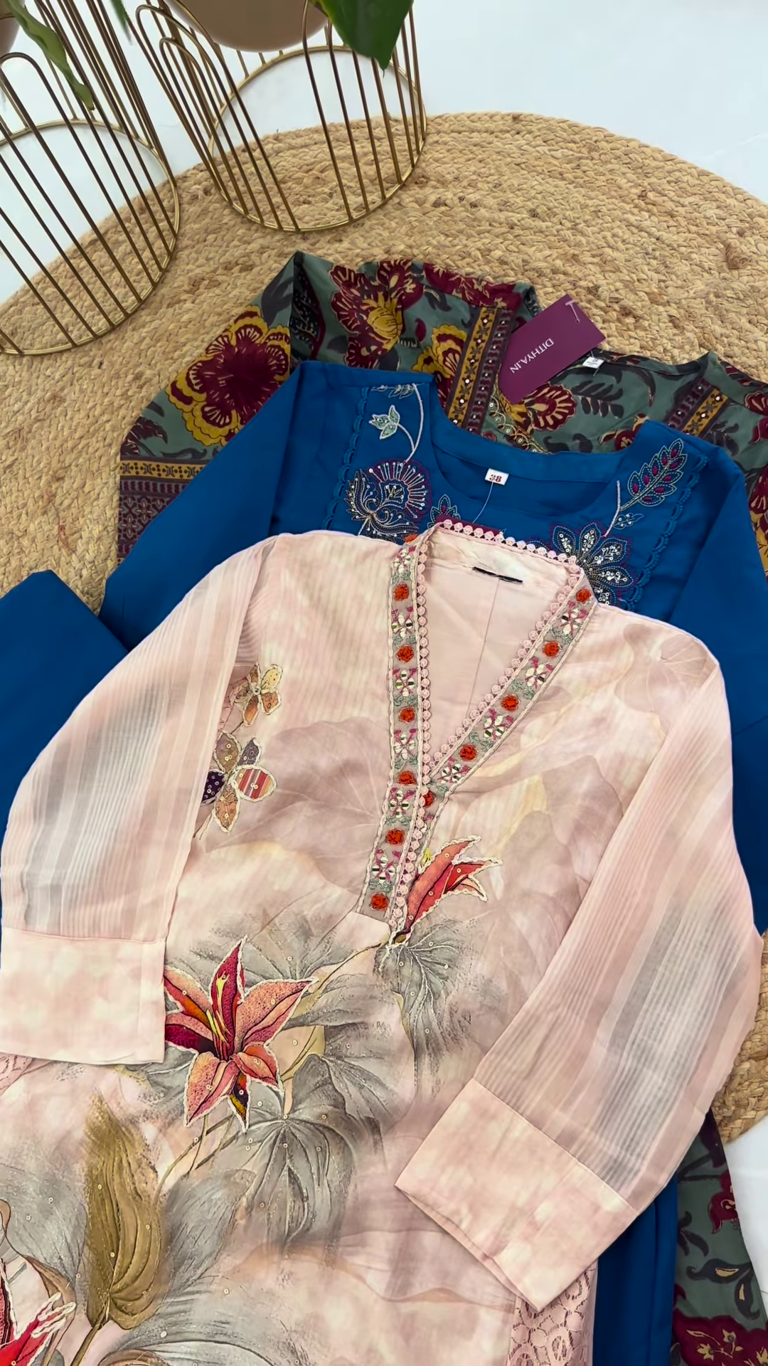 Bohemian Floral Print Maxi Dress with Tassel Detail - Image 3