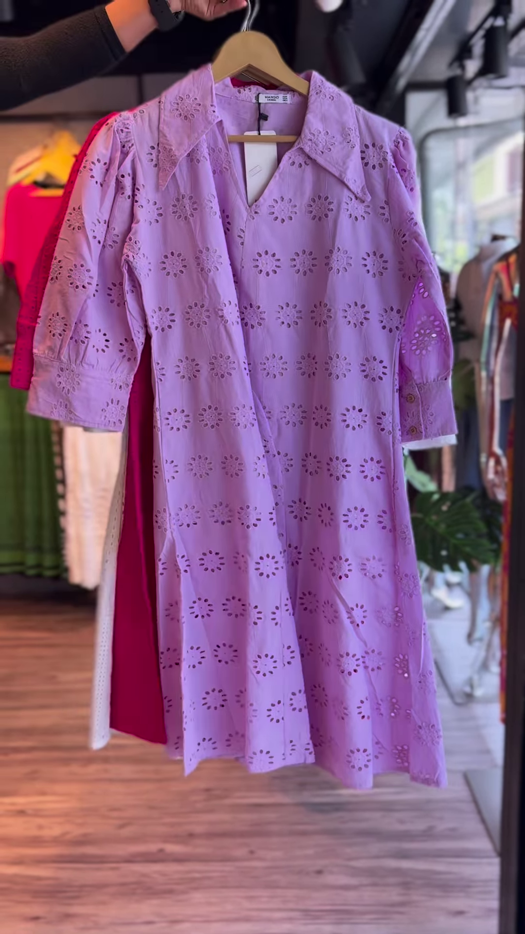 Sunshine Yellow Embroidered Cotton Midi Dress - Image 5