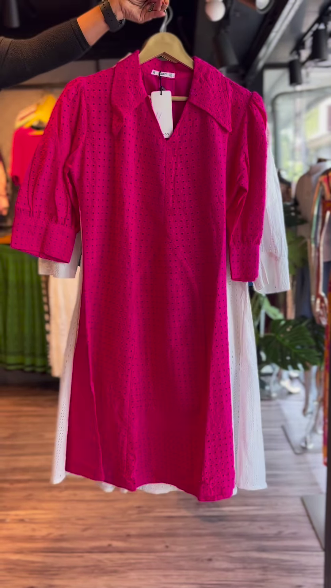 Sunshine Yellow Embroidered Cotton Midi Dress