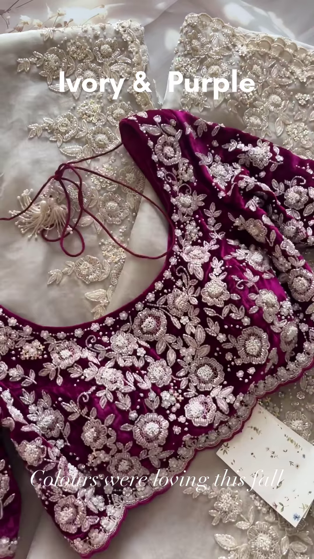 Red and Pink Banarasi Silk Lehenga Set with Mirror Work Blouse - Image 2