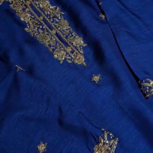 Royal Sapphire Elegance Kurta Set