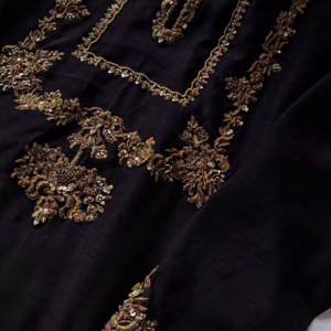 Midnight Elegance Black Kurta