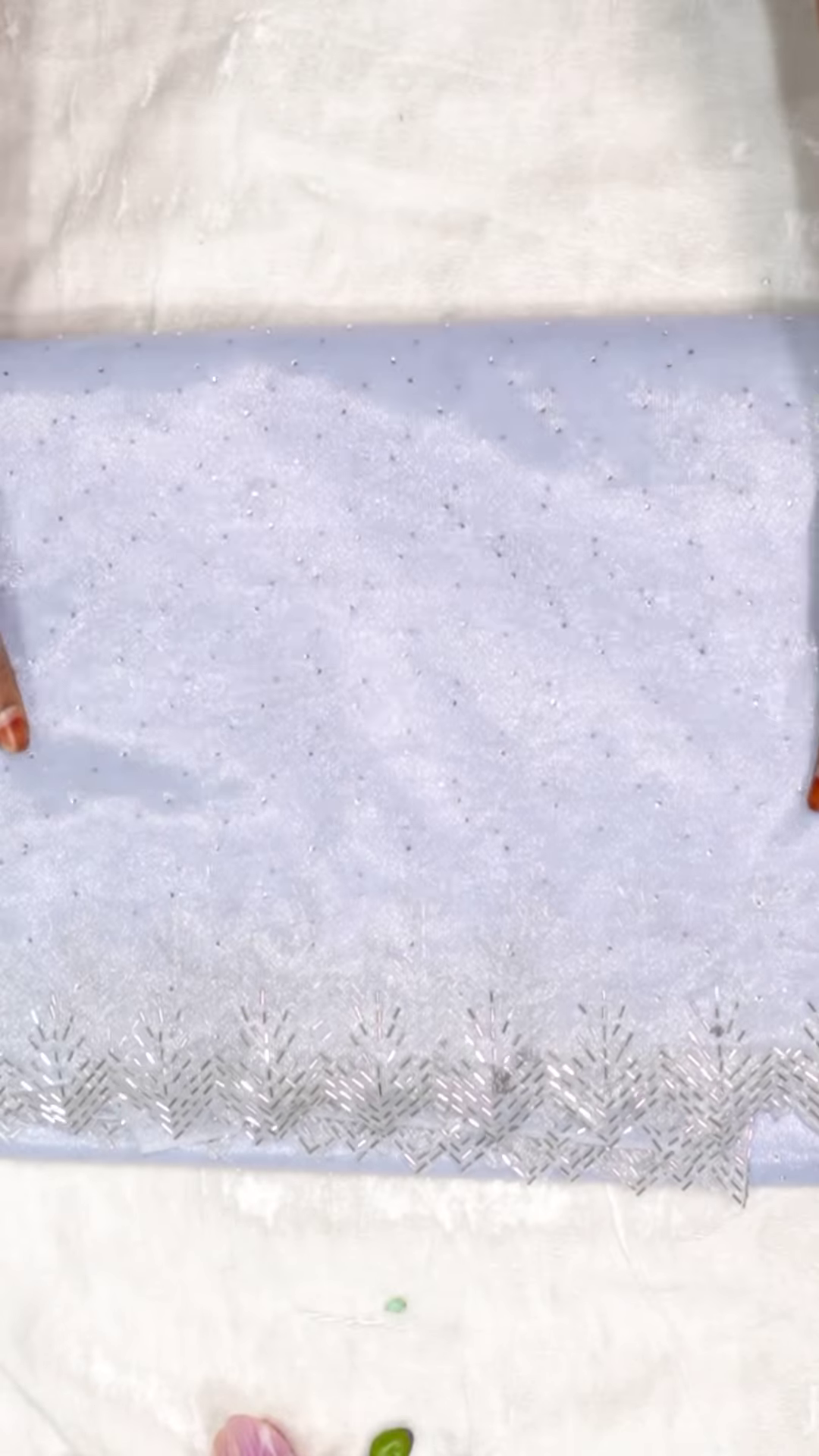 Ethereal Elegance Shimmer Net Dupatta - Image 3