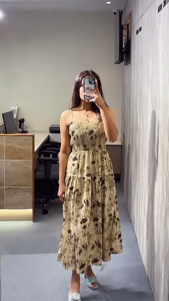 Floral Smocked Maxi Dress - Image 2