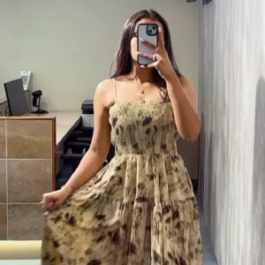 Floral Smocked Maxi Dress