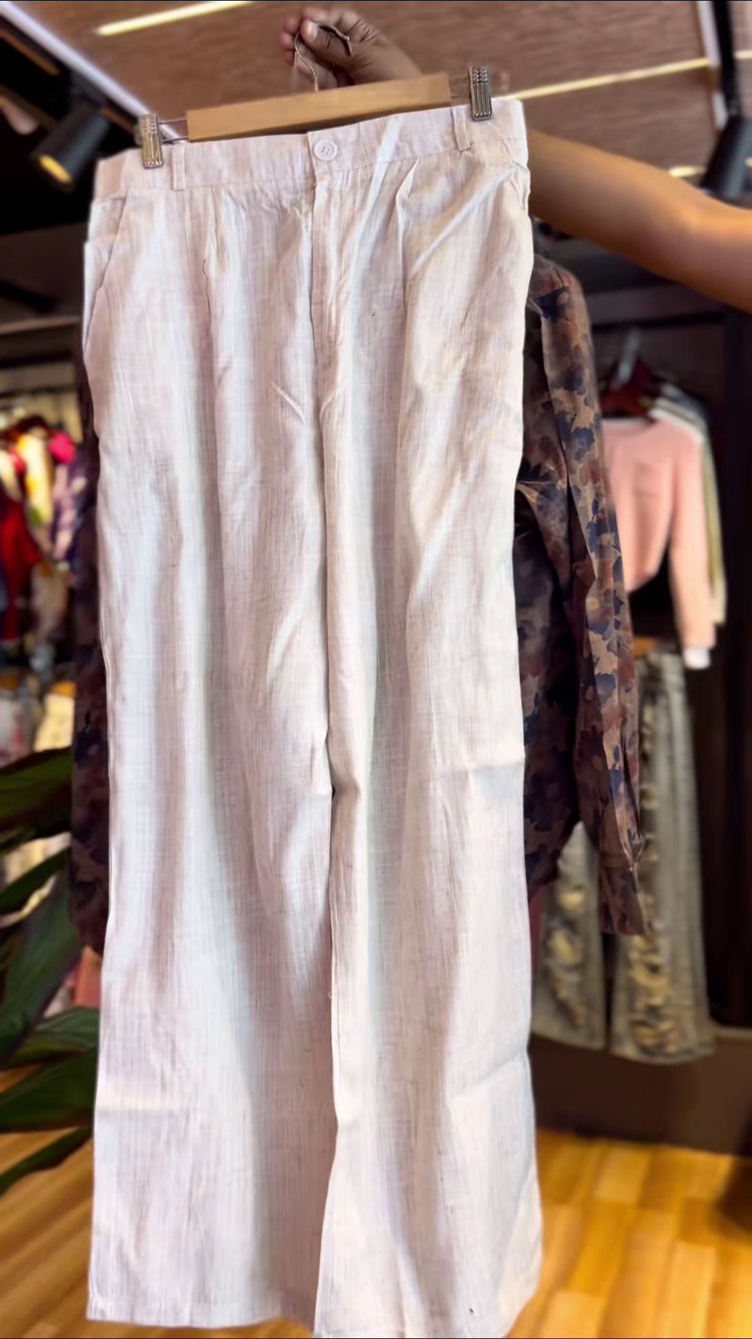 Urban Boho – Abstract Print Linen Co-ord Set - Image 2