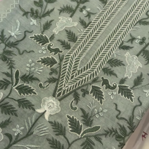 Embroidered Botanical Garden Unstitched Suit Fabric