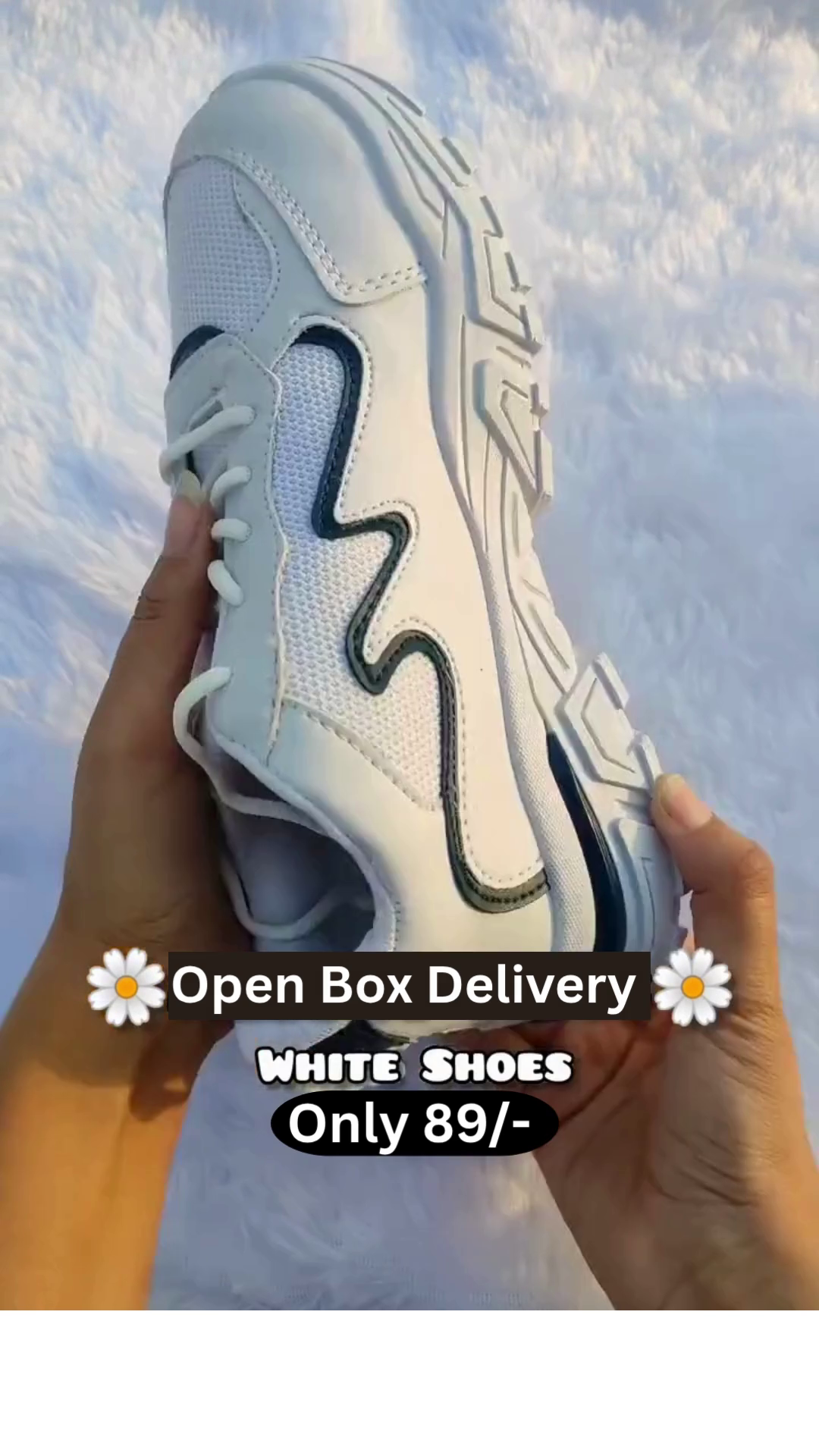 Dynamic Monochrome Athletic Sneakers - Image 3