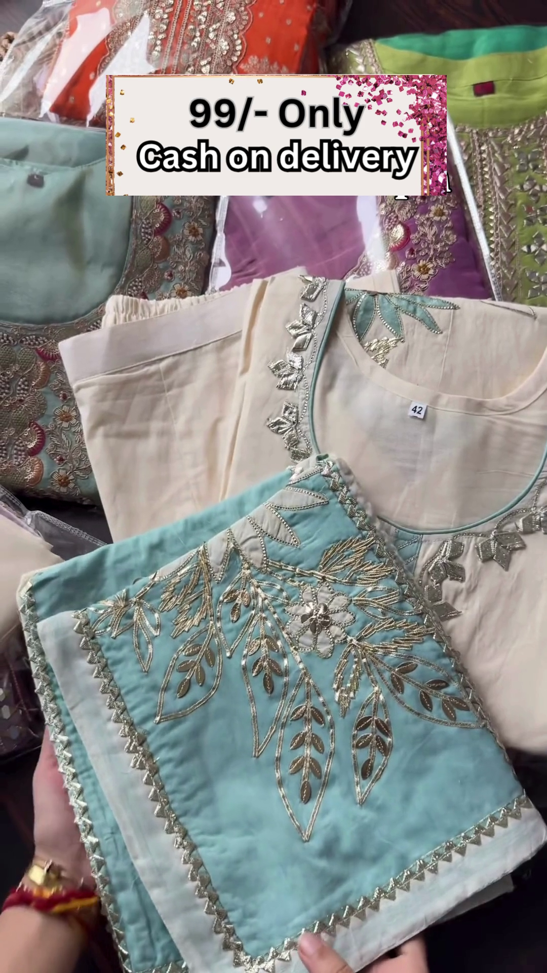 Packaged Women’s Embroidered Kurtis Assortment - Image 8