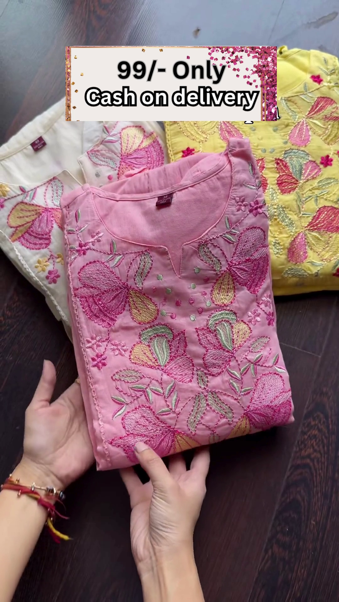 Packaged Women’s Embroidered Kurtis Assortment - Image 5