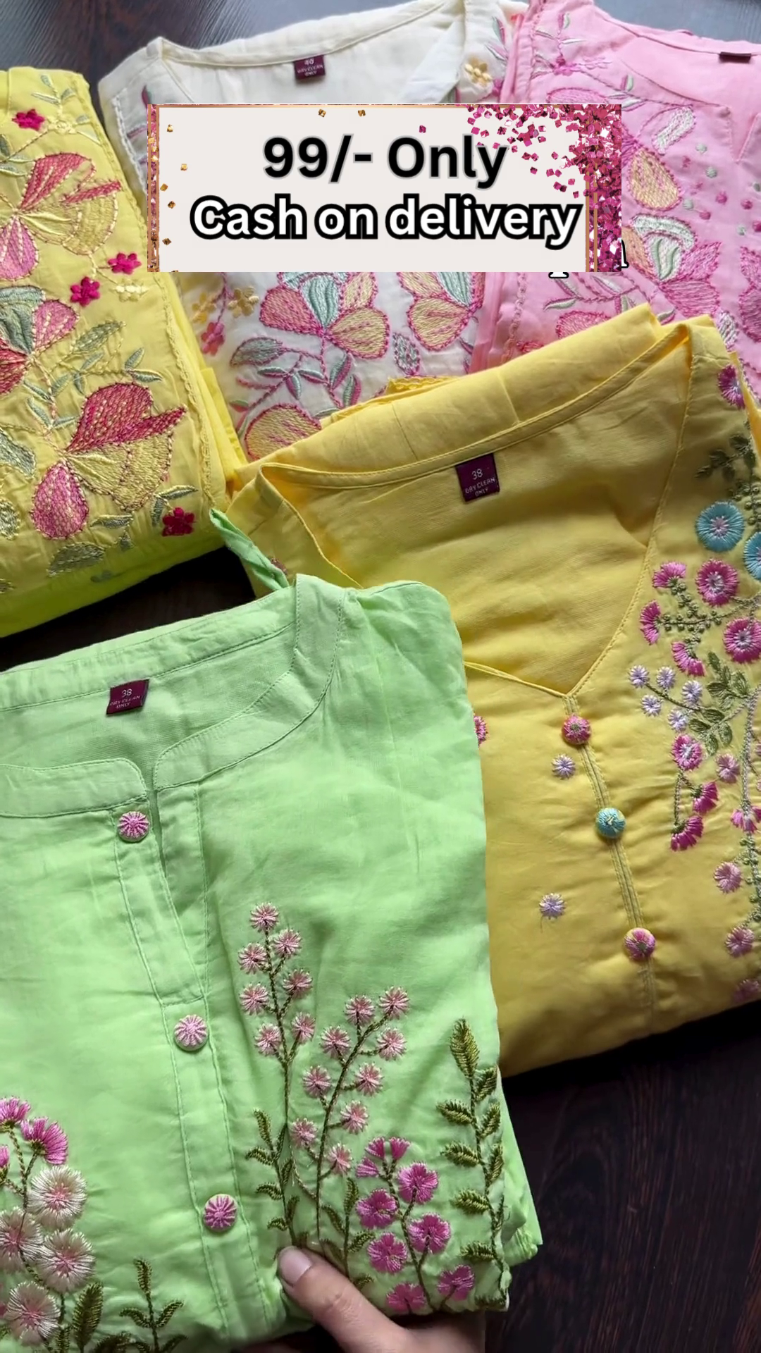 Packaged Women’s Embroidered Kurtis Assortment - Image 4