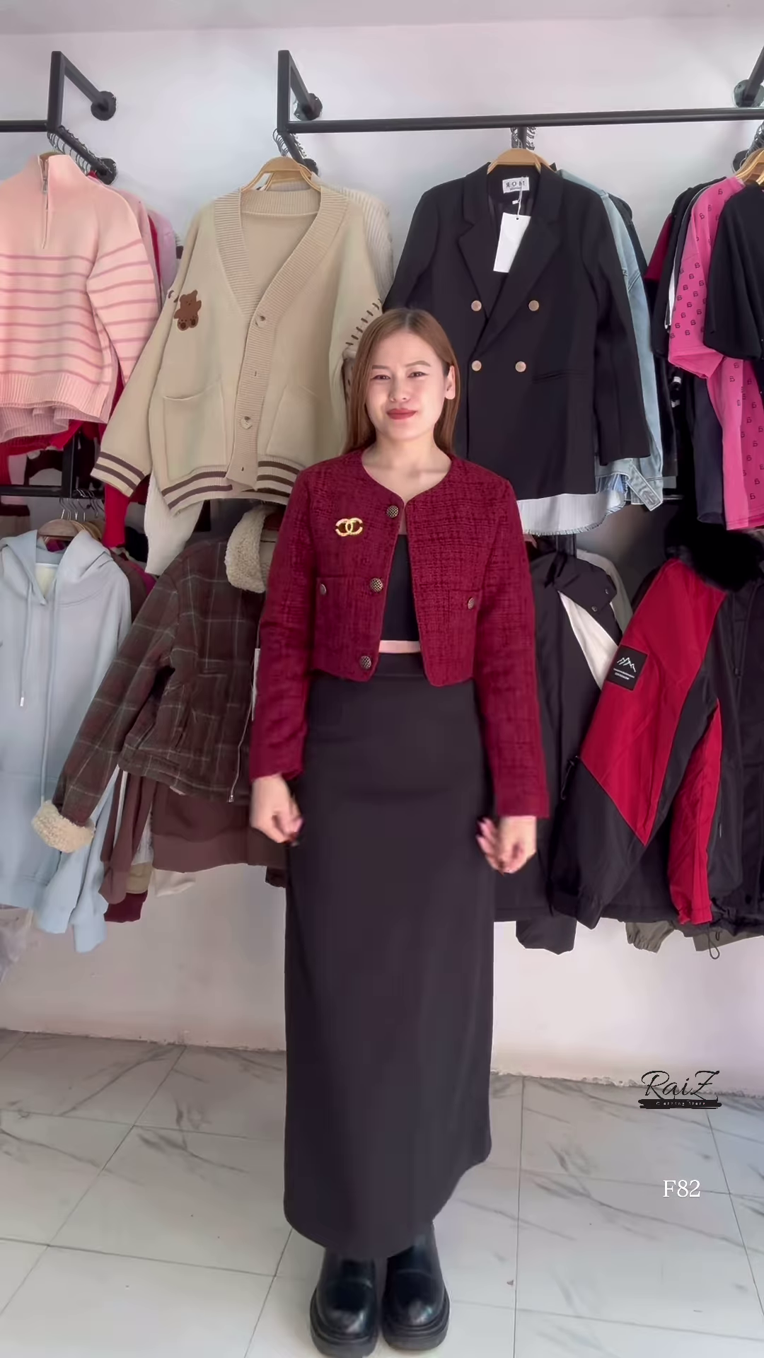 Elegant Cream Cropped Jacket – Redefine Your Classic Look with Chic Sophistication 🤍✨ - Image 3