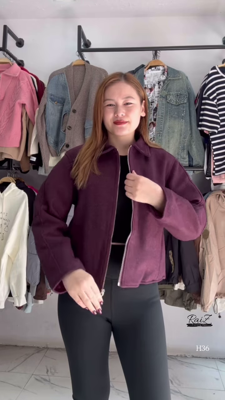 Minimalist Zip-Up Jacket – Cozy, Clean, and Effortlessly Chic ✨🧥 - Image 3