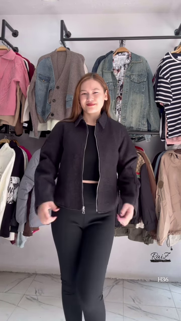 Minimalist Zip-Up Jacket – Cozy, Clean, and Effortlessly Chic ✨🧥 - Image 5