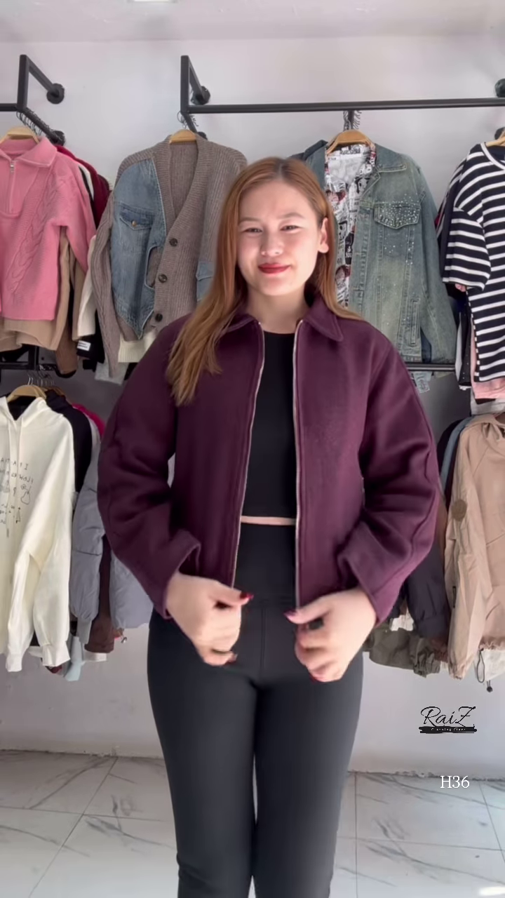 Minimalist Zip-Up Jacket – Cozy, Clean, and Effortlessly Chic ✨🧥 - Image 6