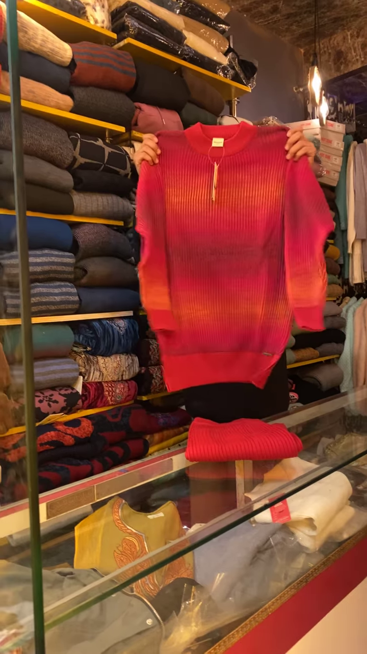 Ombre Rib-Knit Sweater – Vibrant Gradient, Cozy Feel, Everyday Pop ✨🌈 - Image 2