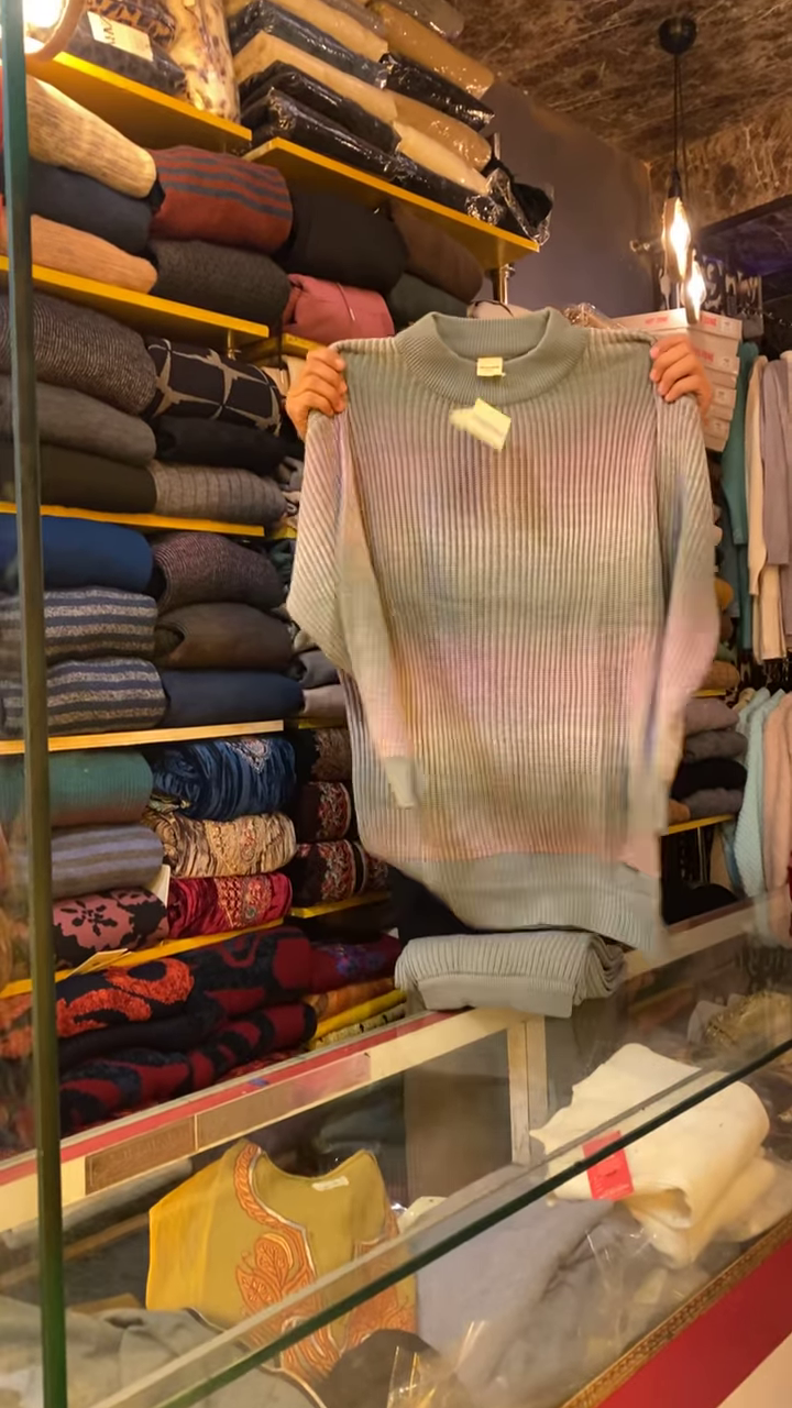 Ombre Rib-Knit Sweater – Vibrant Gradient, Cozy Feel, Everyday Pop ✨🌈 - Image 3