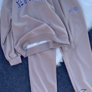 New York Print Black Sweatshirt & Jogger Co-ord Set