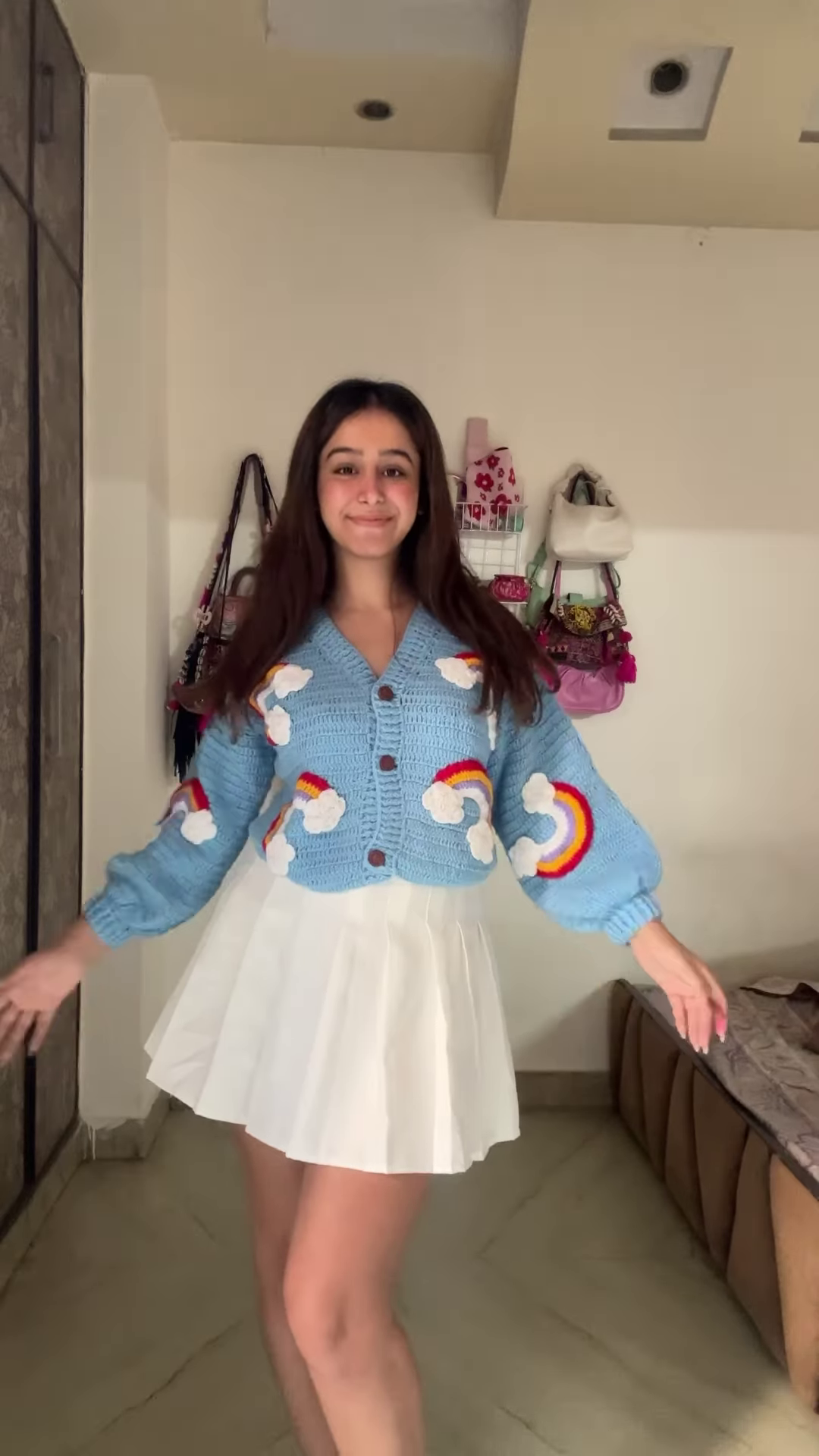 Playful Embroidered Knit Cardigans ๐งถ๐๐ โ Cherry, Rainbow & Floral Variants - Image 3