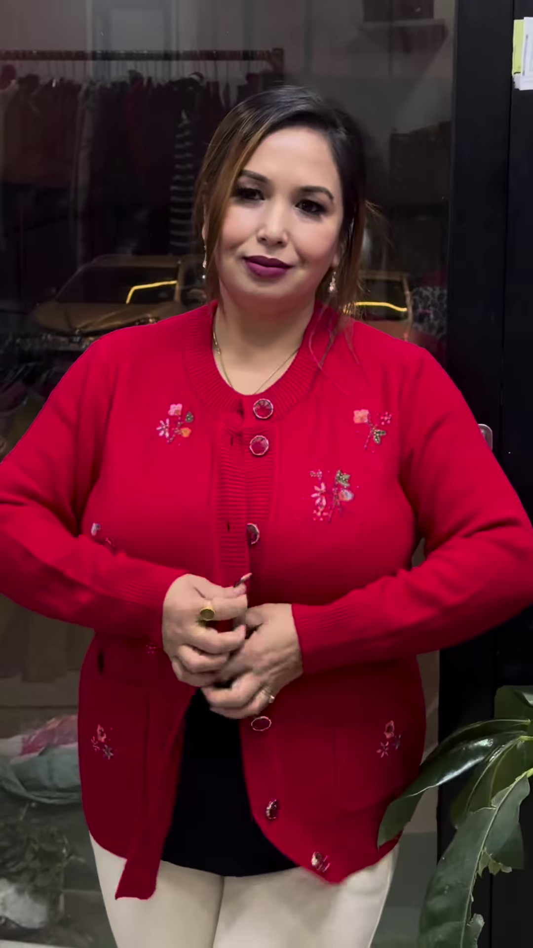 Embroidered Knit Cardigans 🧥🌸 – Available in 10 Vibrant Colors with Floral & Textured Detailing - Image 6