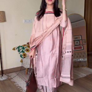 Blush Serenity Cotton Suit Set