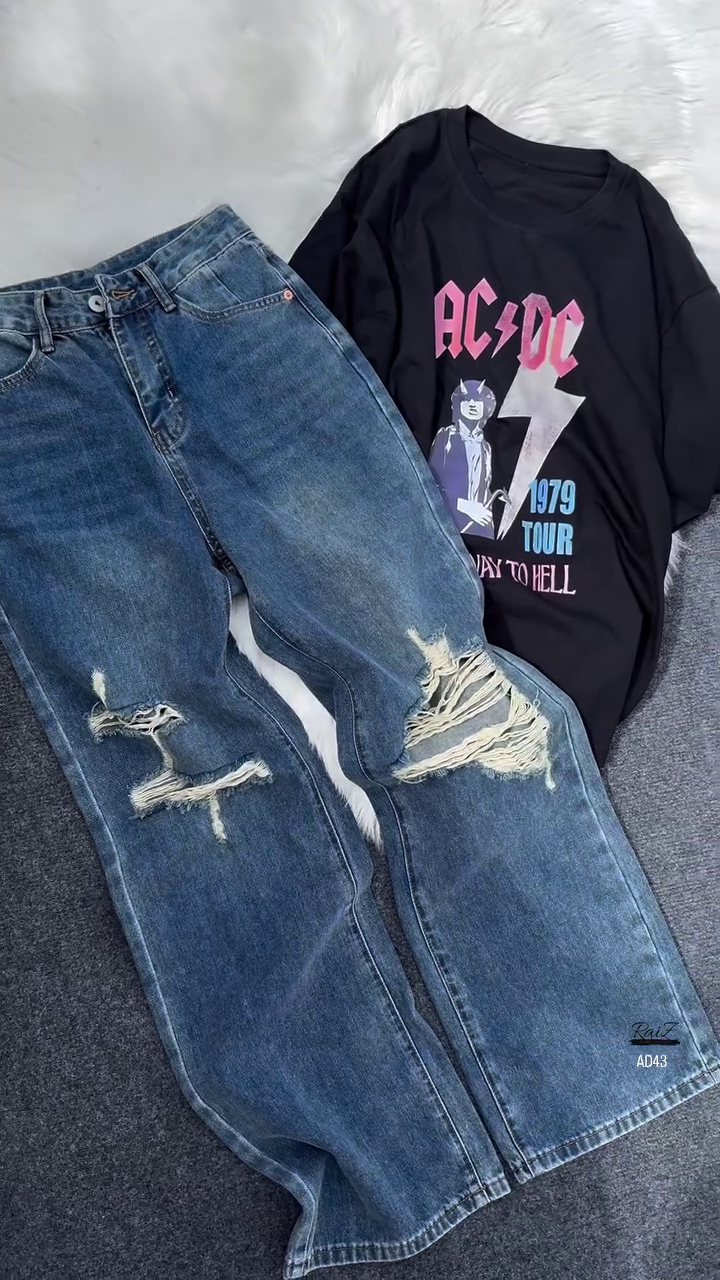 Unisex Graphic “AC/DC Highway to Hell Tour 1979” T-Shirt - Image 2