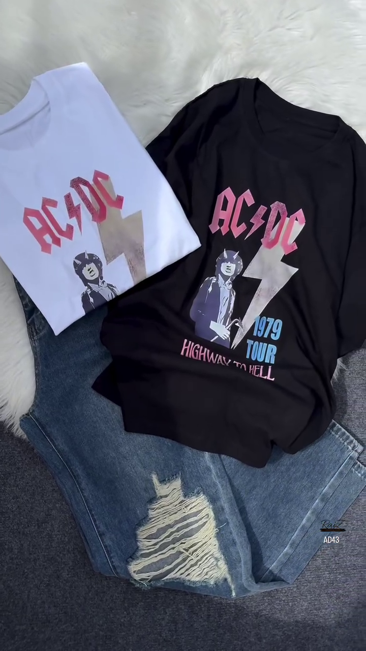 Unisex Graphic “AC/DC Highway to Hell Tour 1979” T-Shirt - Image 3