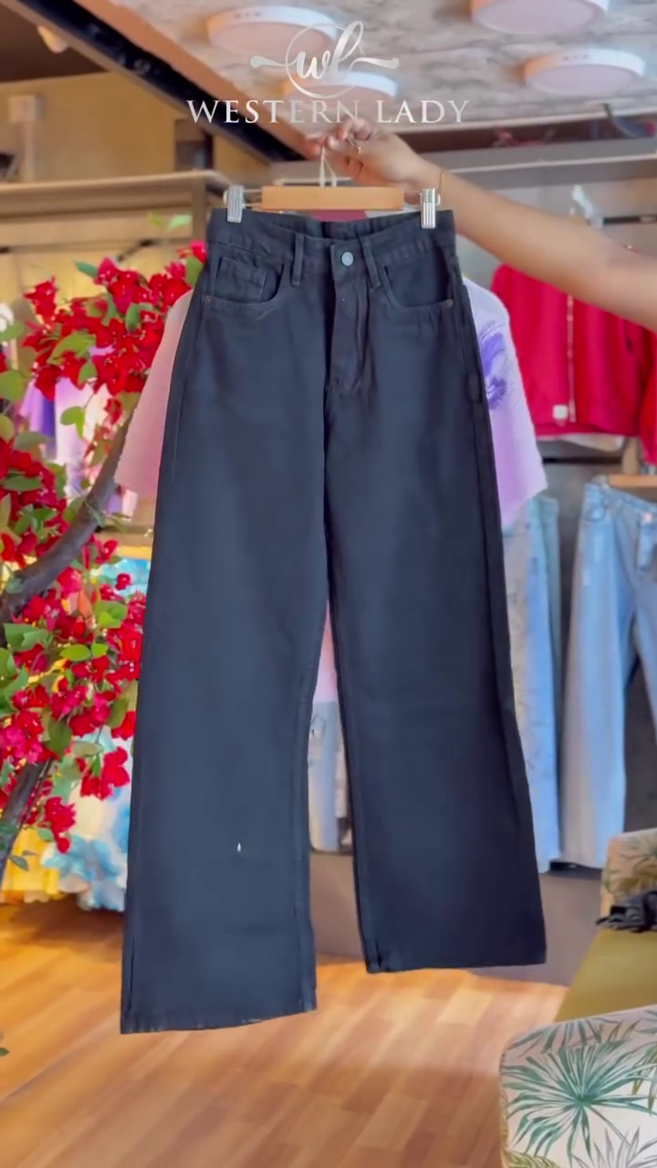 Petal Burst Tee & Midnight Wide-Leg Pant - Image 2