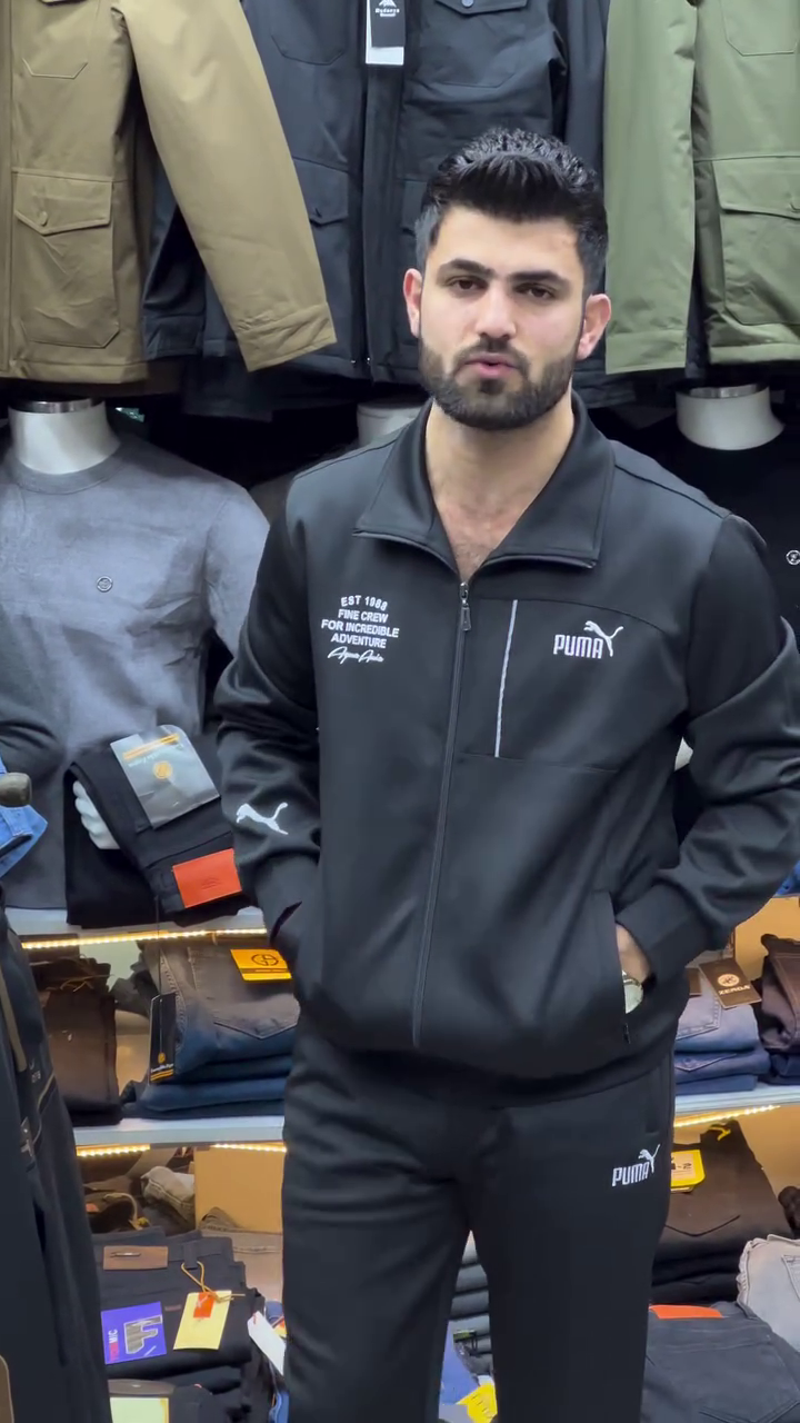 BLACK PUMA PERFORMANCE TRACKSUIT - Image 2